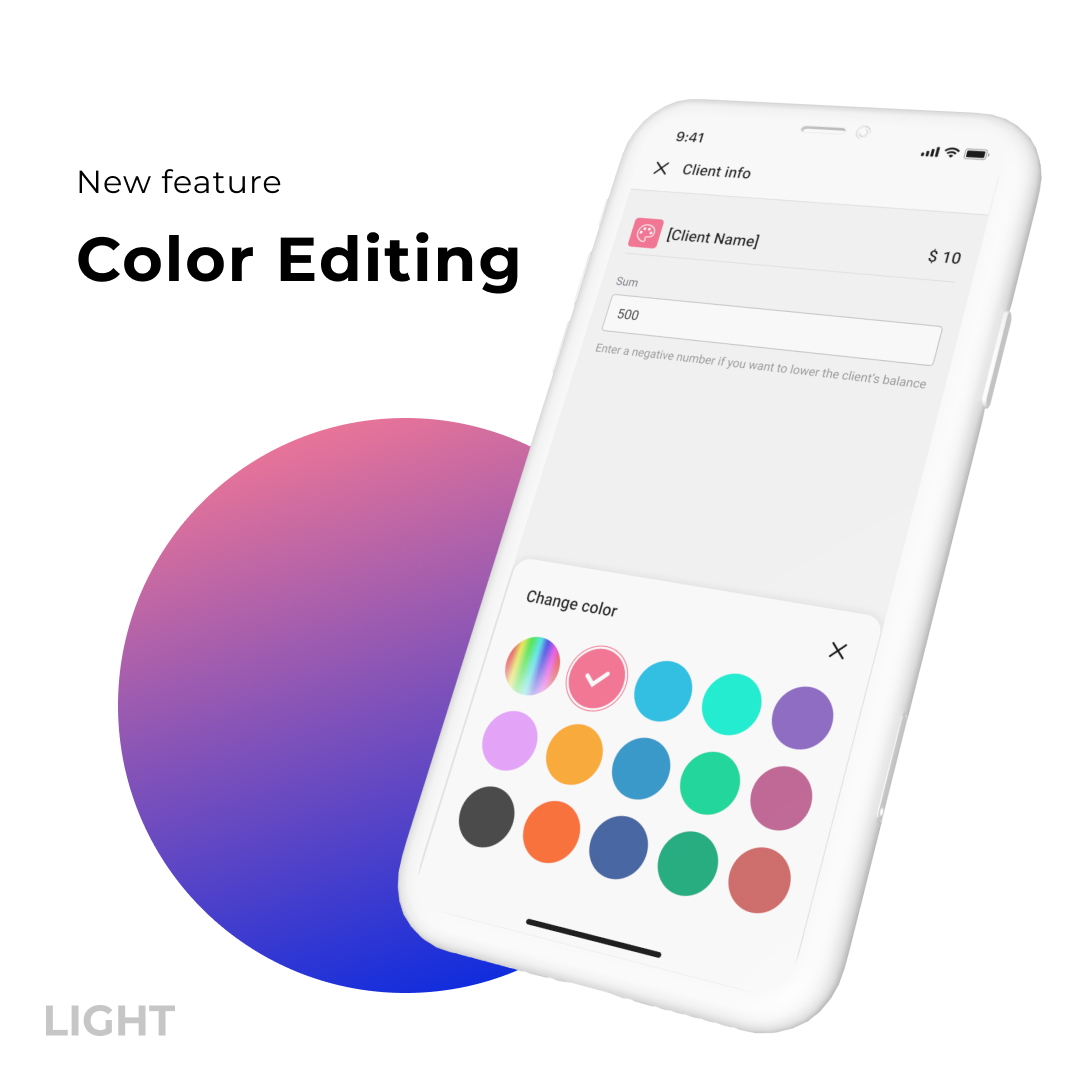 Instagram post: Color Editing feature