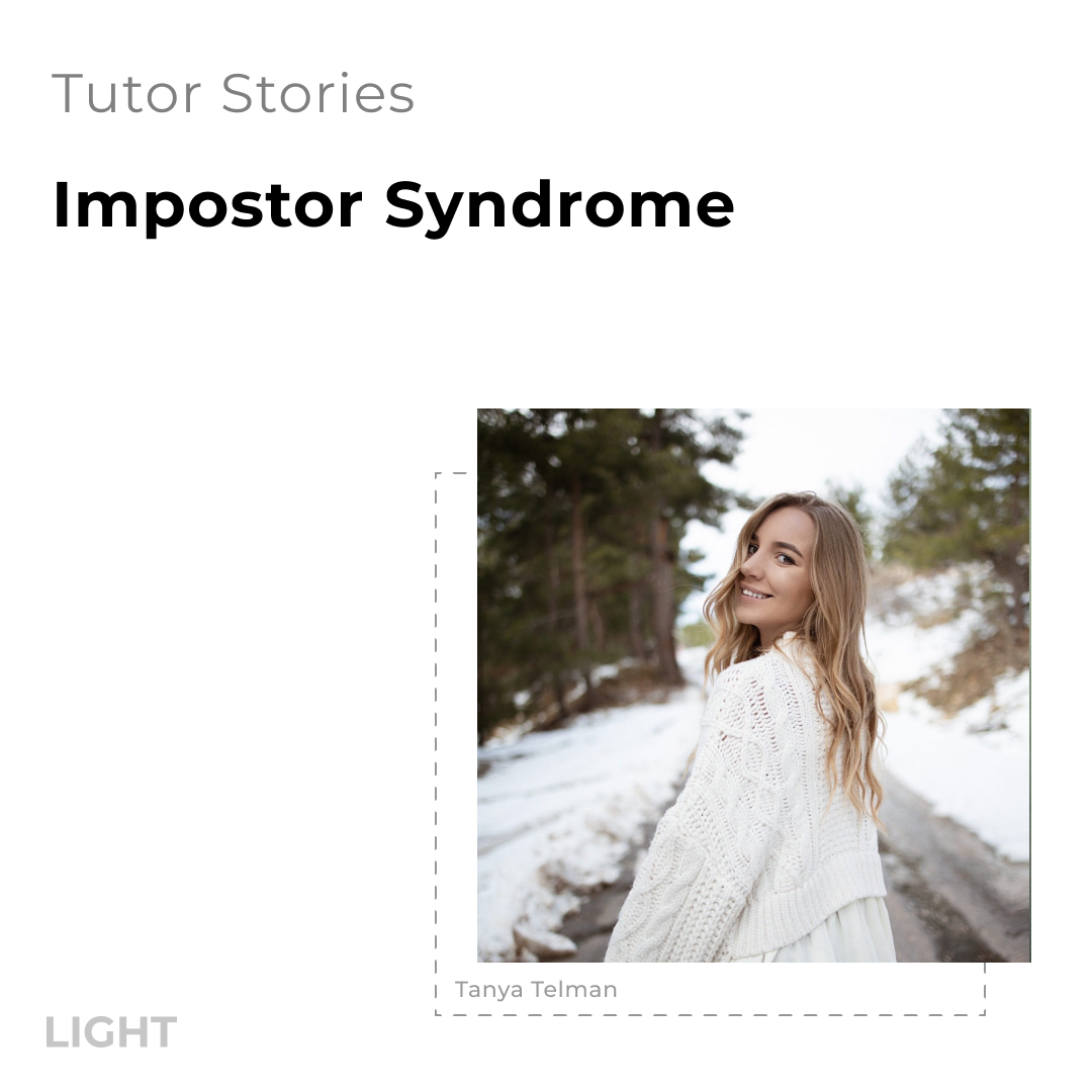 Instagram post: Impostor Syndrome — tutor stories
