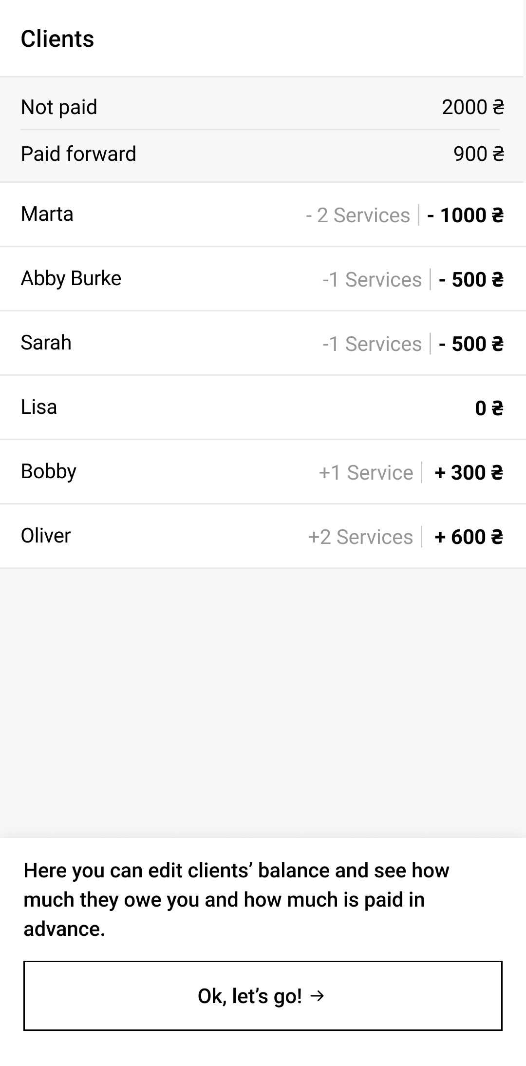 Initial onboarding screen 3