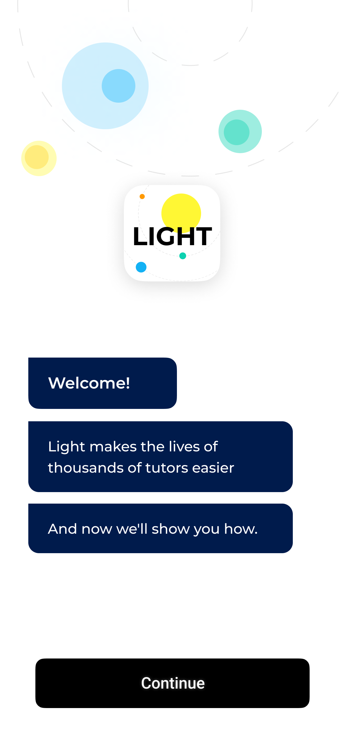 Redesigned onboarding screen 1